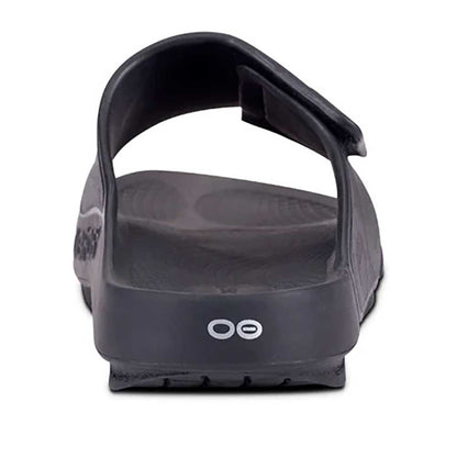 OOfos All Gender OOahh Sport Flex Slide - Black Matte - Regular (D)