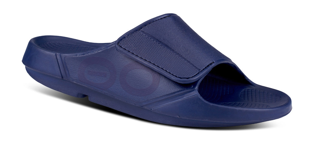 OOfos Women's OOahh Sport Flex Sandal - Navy