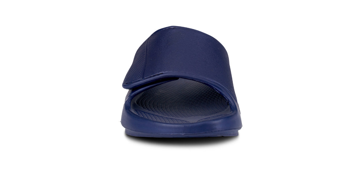 OOfos Women's OOahh Sport Flex Sandal - Navy