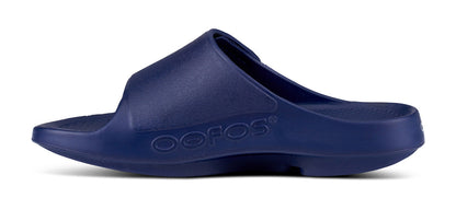OOfos Women's OOahh Sport Flex Sandal - Navy