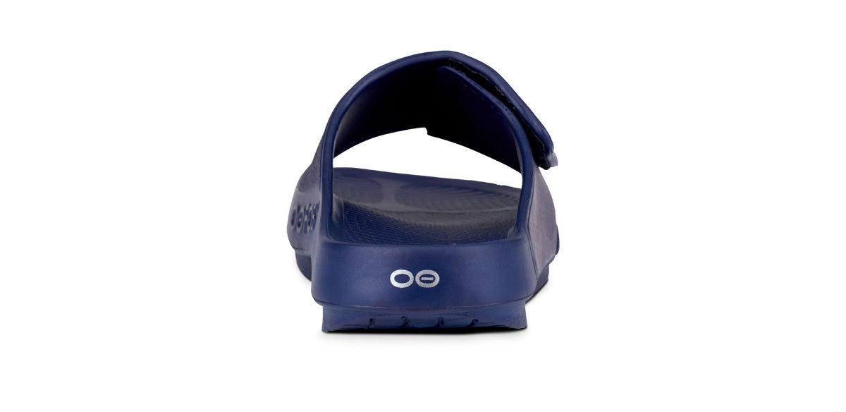 OOfos Women's OOahh Sport Flex Sandal - Navy