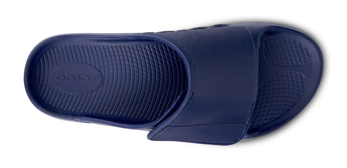 OOfos Women's OOahh Sport Flex Sandal - Navy