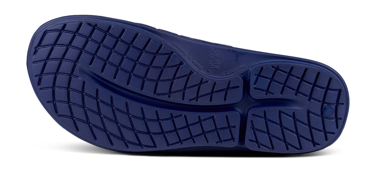 OOfos Women's OOahh Sport Flex Sandal - Navy