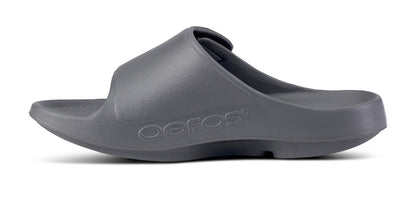 OOfos Men's OOahh Sport Flex Sandal - Slate