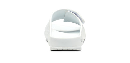 OOfos Men's OOahh Sport Flex Sandal - White