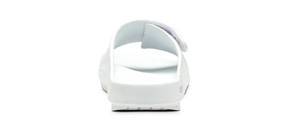 OOfos Women's OOahh Sport Flex Sandal - White