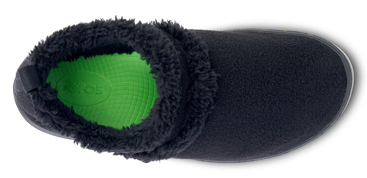 OOfos Women's OOcoozie Low Shoe - Black