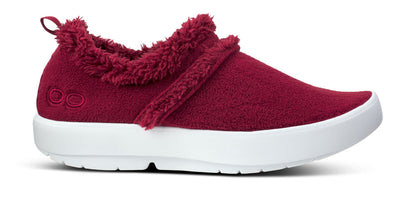 OOfos Women's OOcoozie Low Shoe - Cabernet