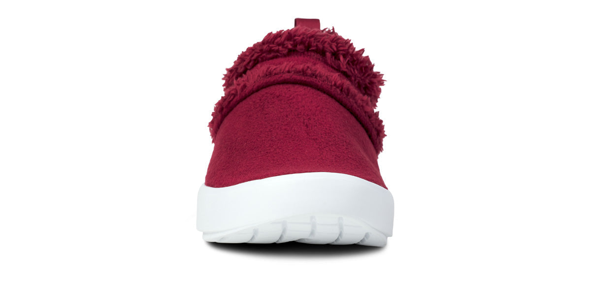 OOfos Women's OOcoozie Low Shoe - Cabernet