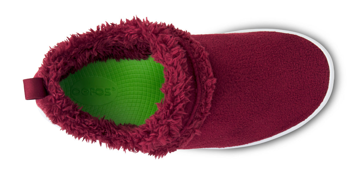 OOfos Women's OOcoozie Low Shoe - Cabernet