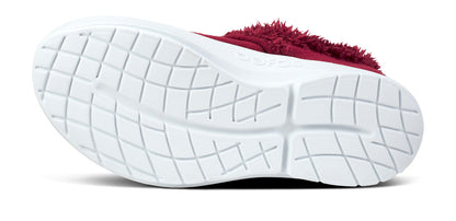 OOfos Women's OOcoozie Low Shoe - Cabernet