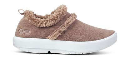OOfos Women's OOcoozie Low Shoe - Chocolate
