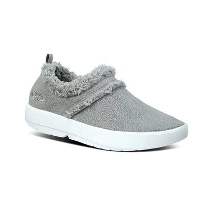 OOfos Womnen's OOcoozie Low Recovery Shoe - Slate - Regular (B)