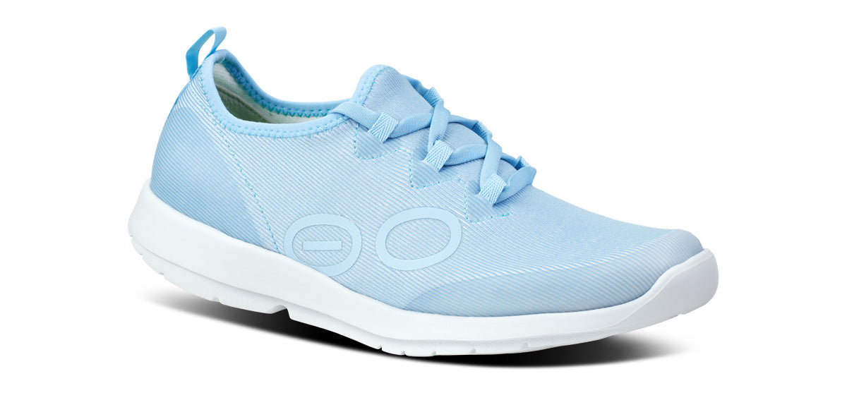 OOfos Women's OOmg Sport LS Low Shoe - Carolina Blue