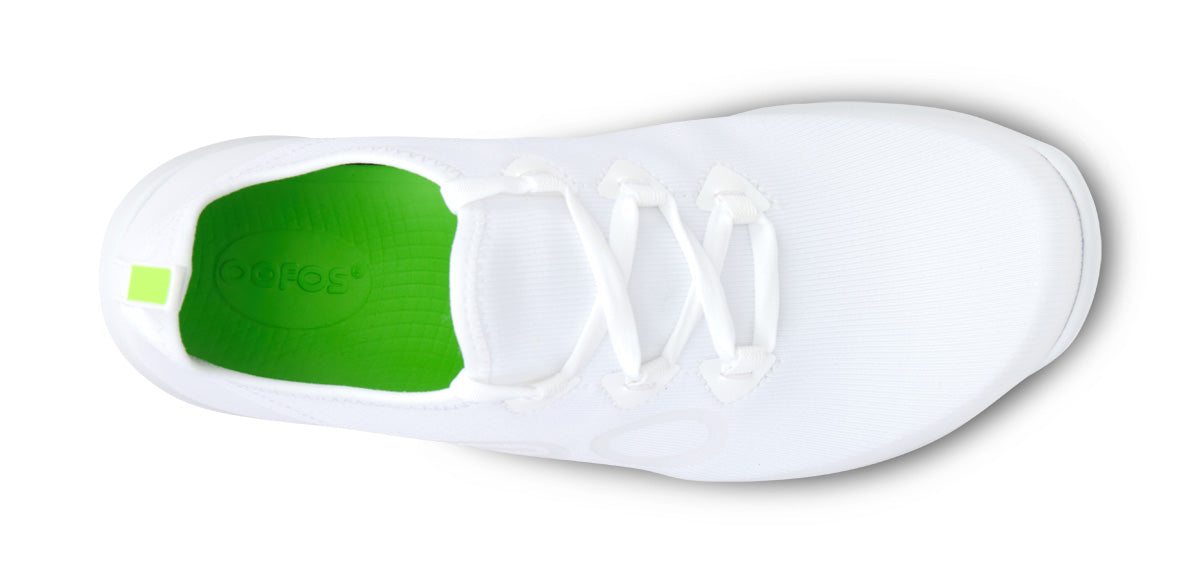 OOfos Women's OOmg Sport LS Low Shoe - White