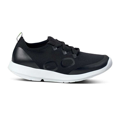OOfos Women's OOmg Sport LS Shoe - White/Black - Regular (B)