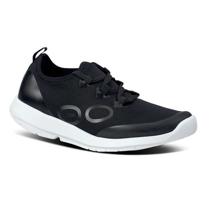 OOfos Women's OOmg Sport LS Shoe - White/Black - Regular (B)