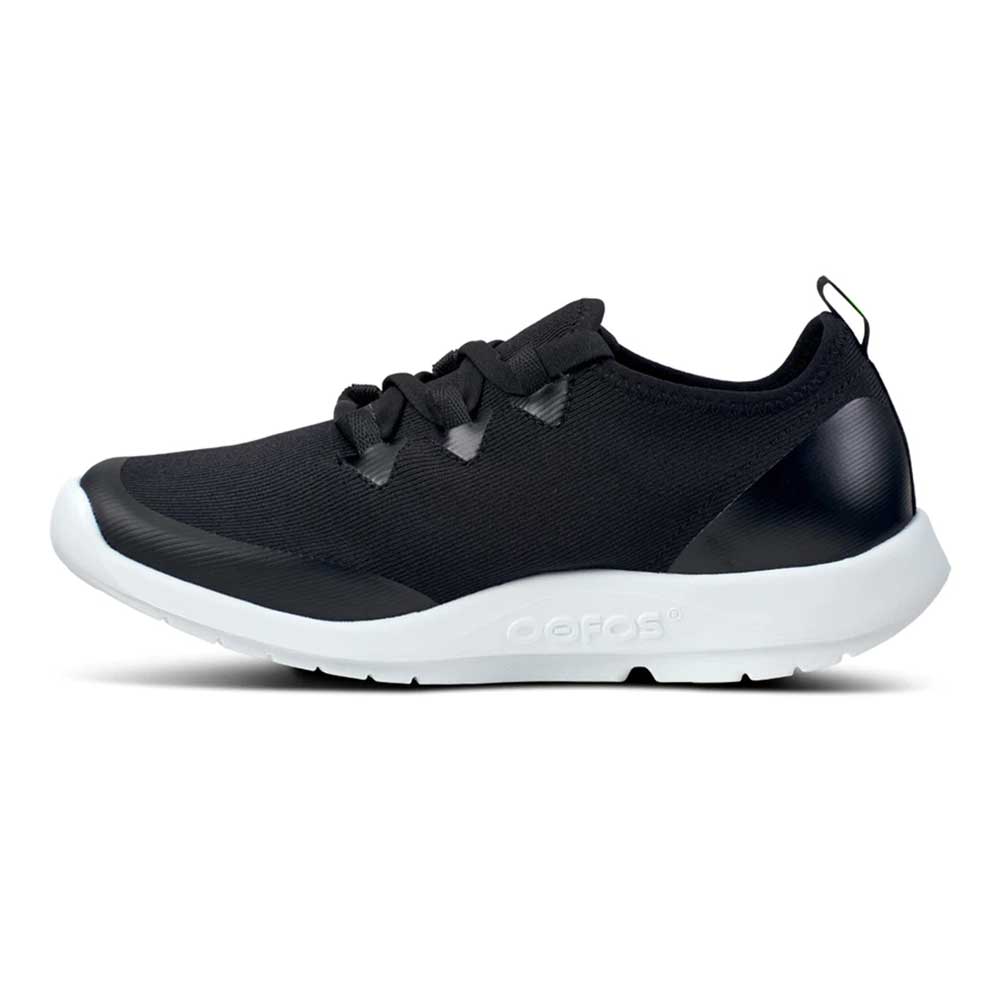OOfos Women's OOmg Sport LS Shoe - White/Black - Regular (B)