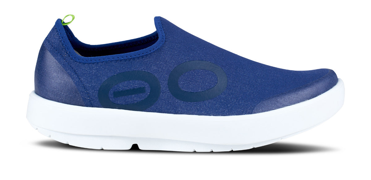 OOfos Men's OOmg EeZee Low Shoe - White Navy