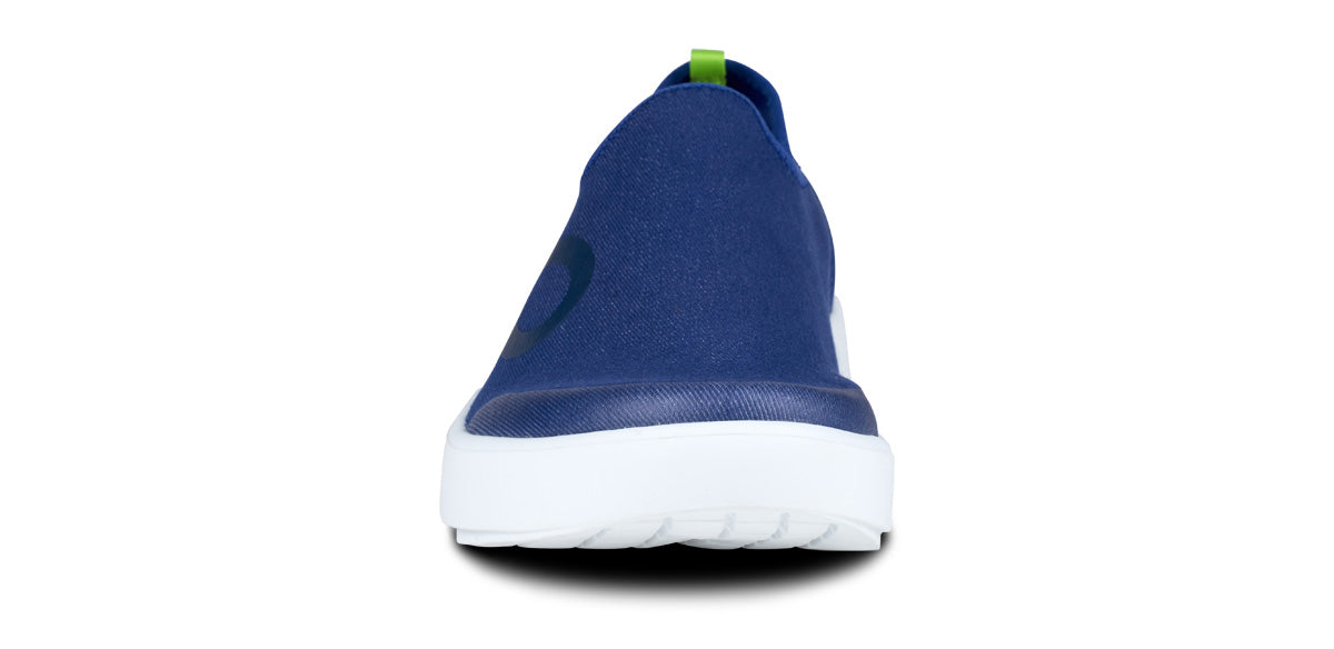 OOfos Men's OOmg EeZee Low Shoe - White Navy