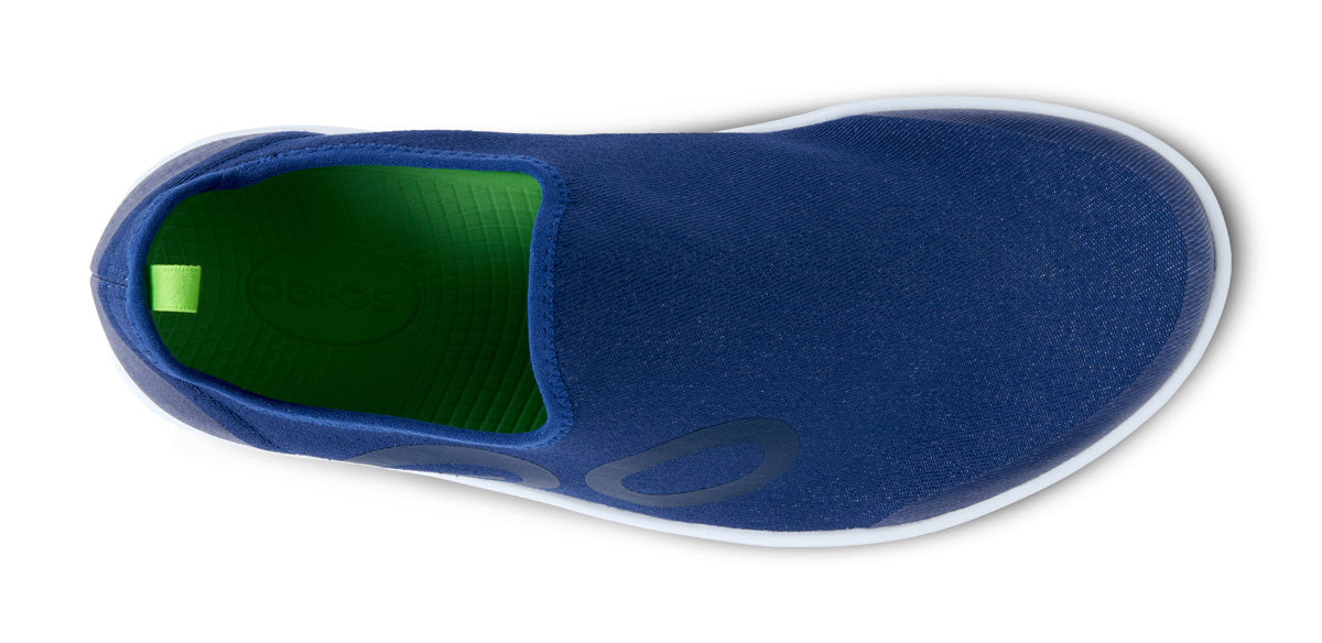 OOfos Men's OOmg EeZee Low Shoe - White Navy