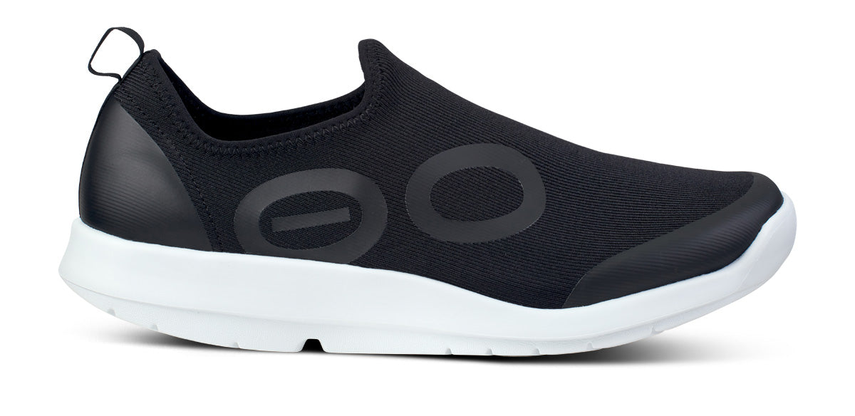 OOfos Men's OOmg Sport Low Shoe - White Black
