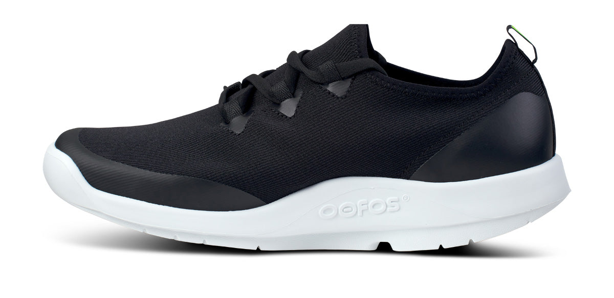 OOfos Men's OOmg Sport LS Low Shoe - White Black