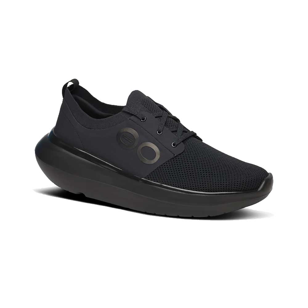 OOfos Men's Oomy Stride Recovery Shoe - Black/Black - Regular (D)