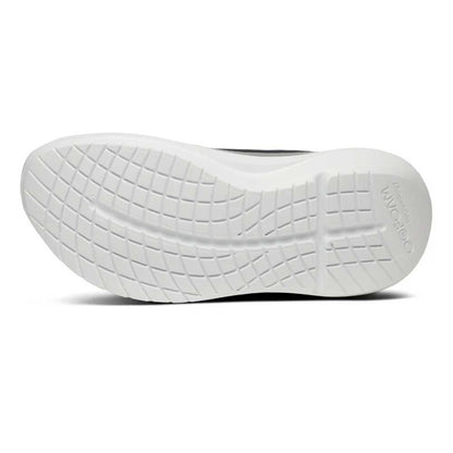 OOfos Men's OOmy Stride Recovery Shoe - White/Black - Regular (D)