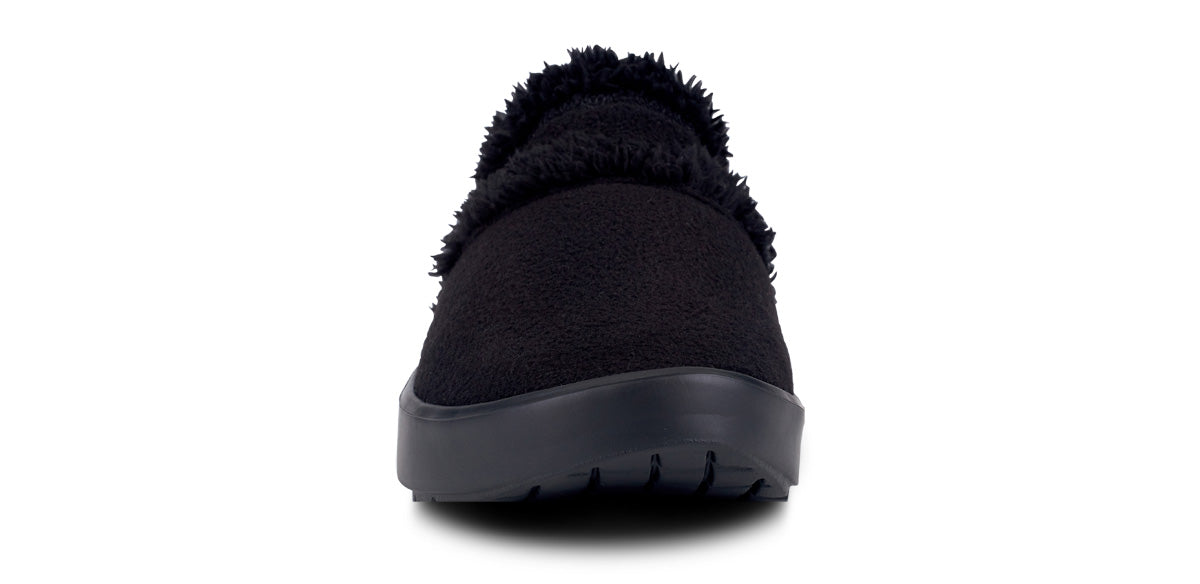 OOfos Women's OOcoozie Mule Shoe - Black