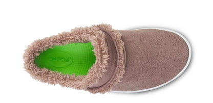 OOfos Women's OOcoozie Mule Shoe - Chocolate