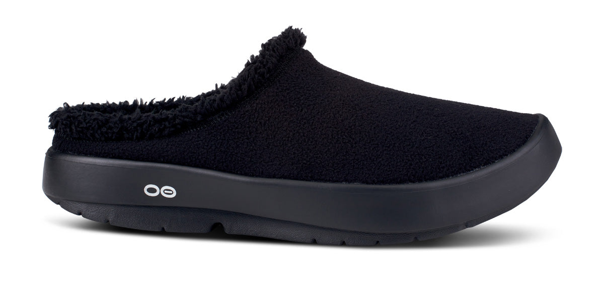 OOfos Men's OOcoozie Mule - Black