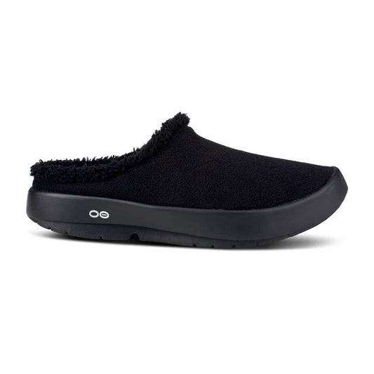OOfos Women's OOcOOzie Mule - Black - Regular (B)
