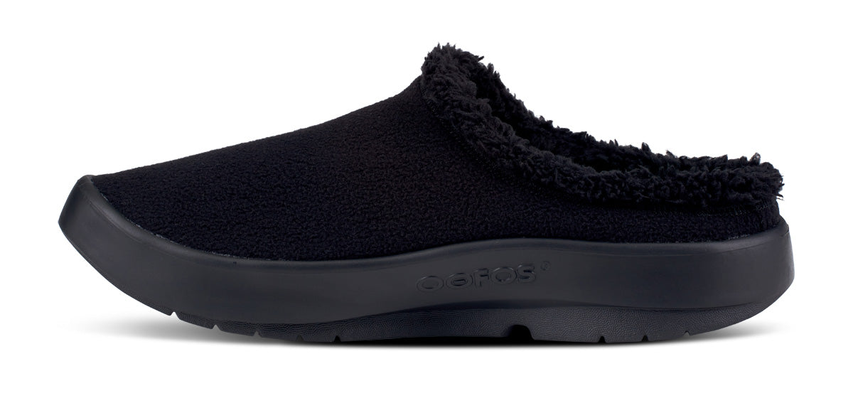OOfos Men's OOcoozie Mule - Black