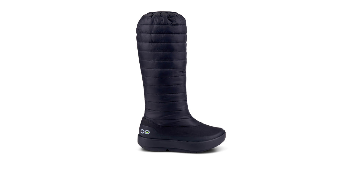 OOfos Women's OOmg Boot - Black