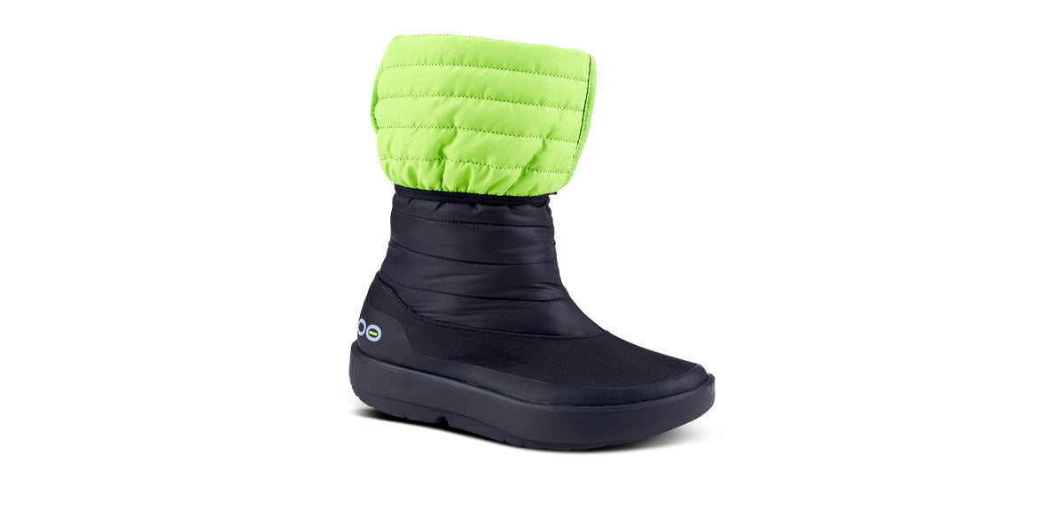 OOfos Women's OOmg Boot - Black