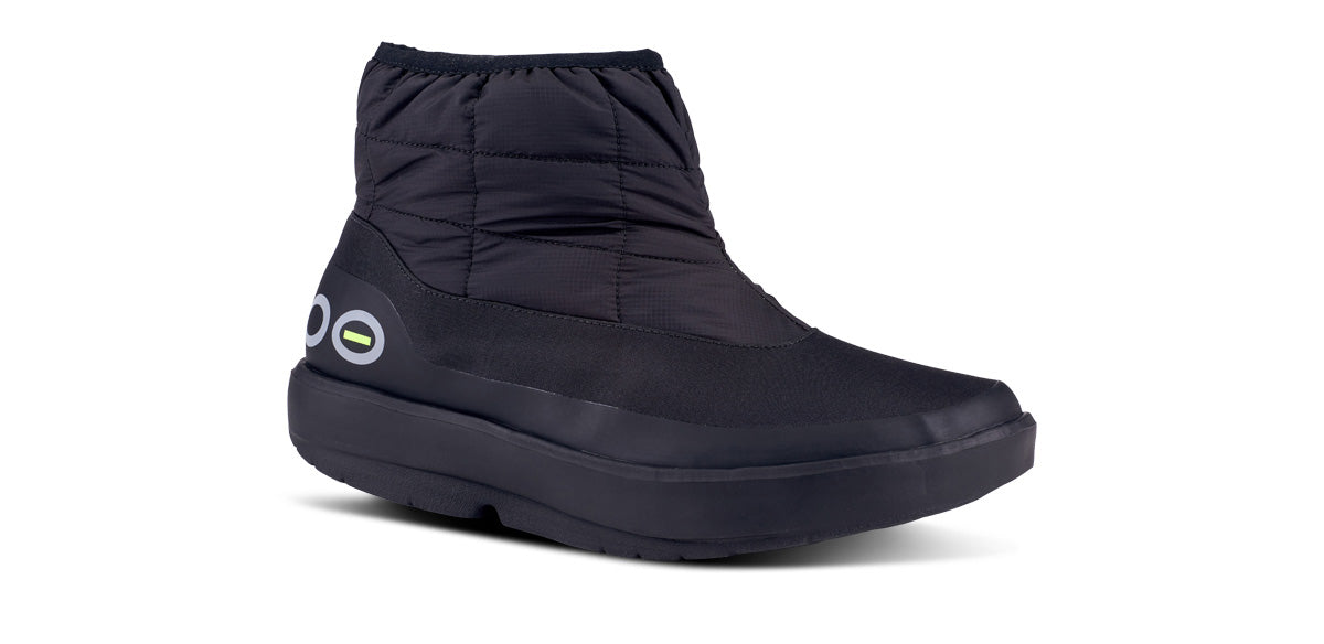 OOfos Men's OOmg Low Boot - Black
