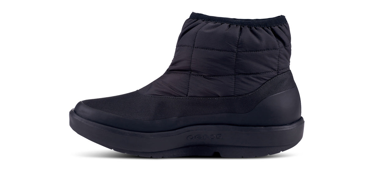 OOfos Men's OOmg Low Boot - Black