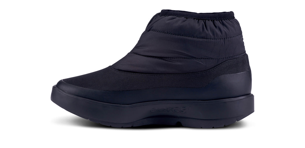 OOfos Women's OOmg Bootie - Black