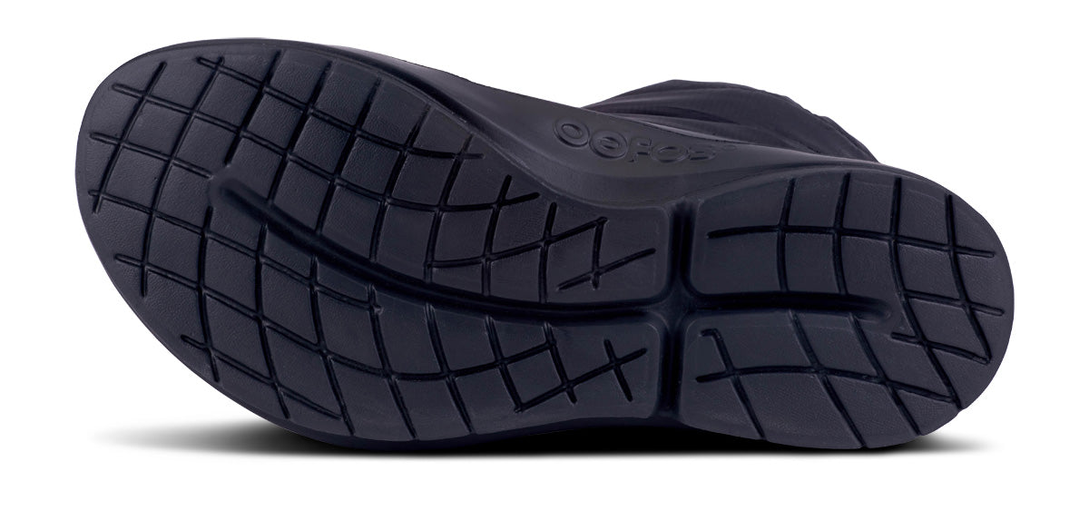 OOfos Women's OOmg Bootie - Black