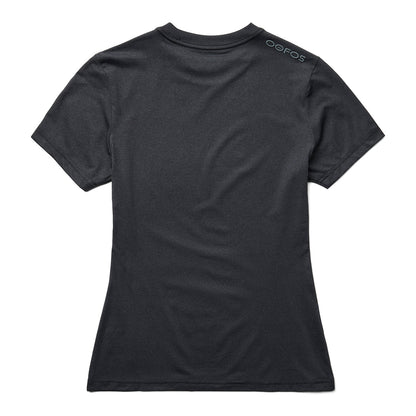 OOfos Women's COOl Down T Shirt - Dark Gray Heather