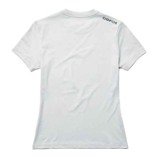 OOfos Women's COOl Down T Shirt - Light Gray Heather