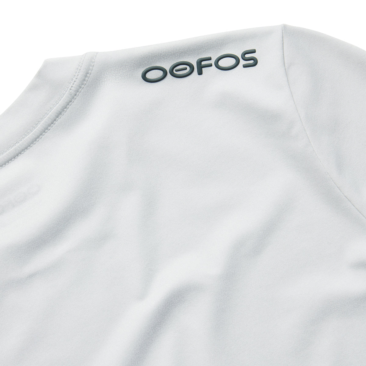 OOfos Women's COOl Down T Shirt - Light Gray Heather