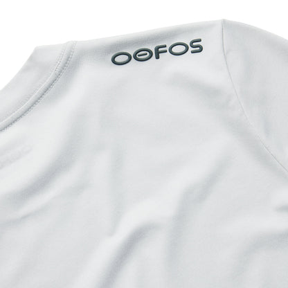 OOfos Women's COOl Down T Shirt - Light Gray Heather