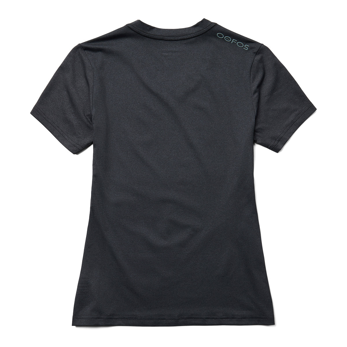 OOfos Women's COOl Down V Neck - Dark Gray Heather