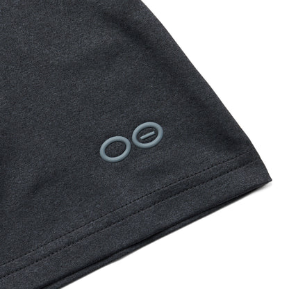 OOfos Women's COOl Down V Neck - Dark Gray Heather