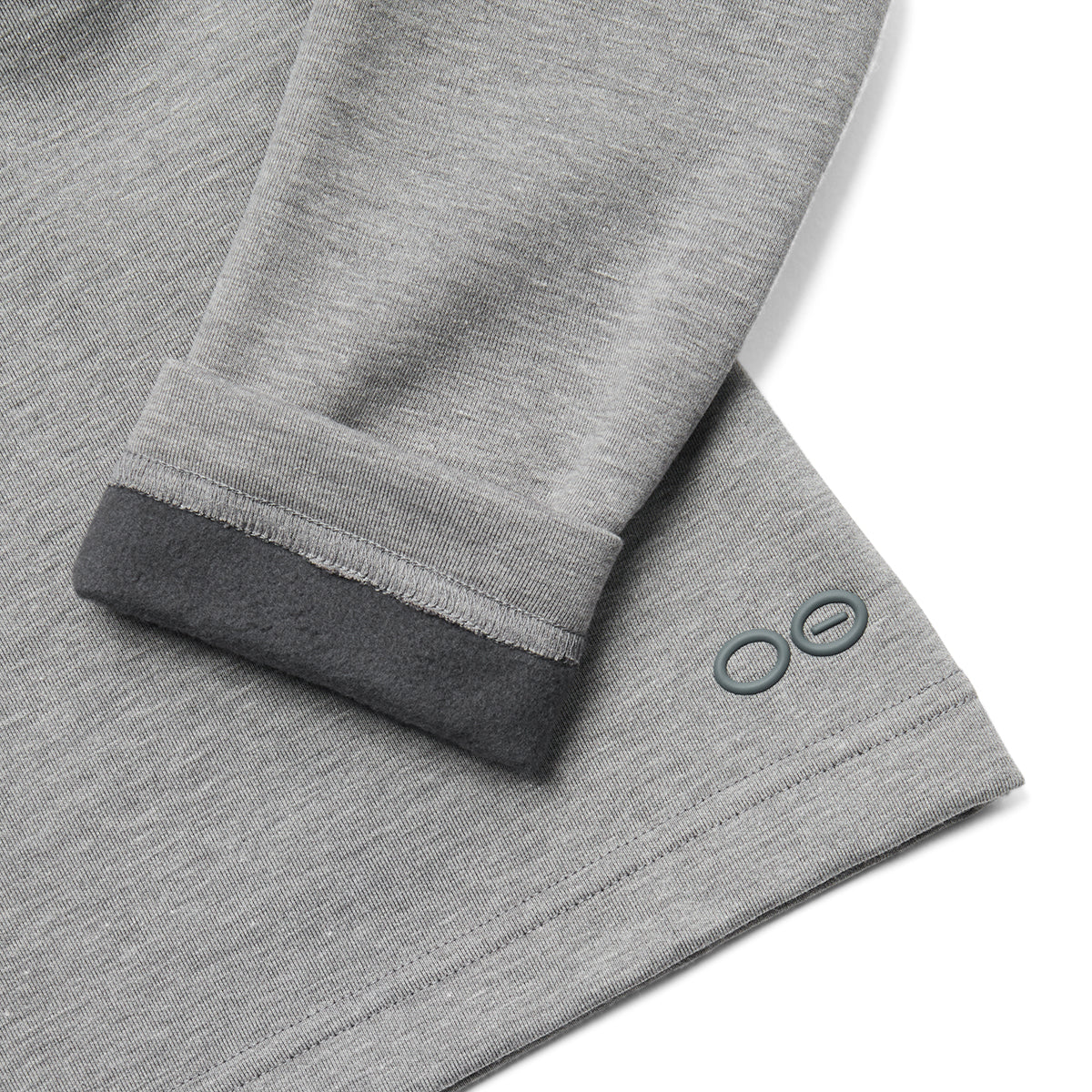 OOfos Women's COOl Down ¼ Zip - Gray Heather