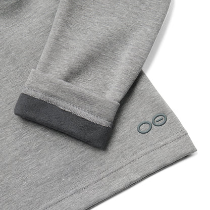 OOfos Women's COOl Down ¼ Zip - Gray Heather