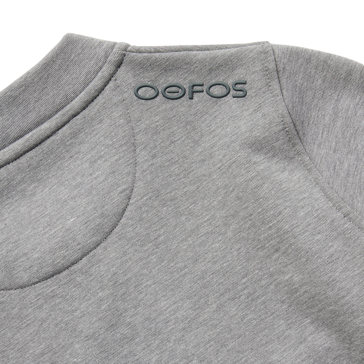 OOfos Women's COOl Down ¼ Zip - Gray Heather