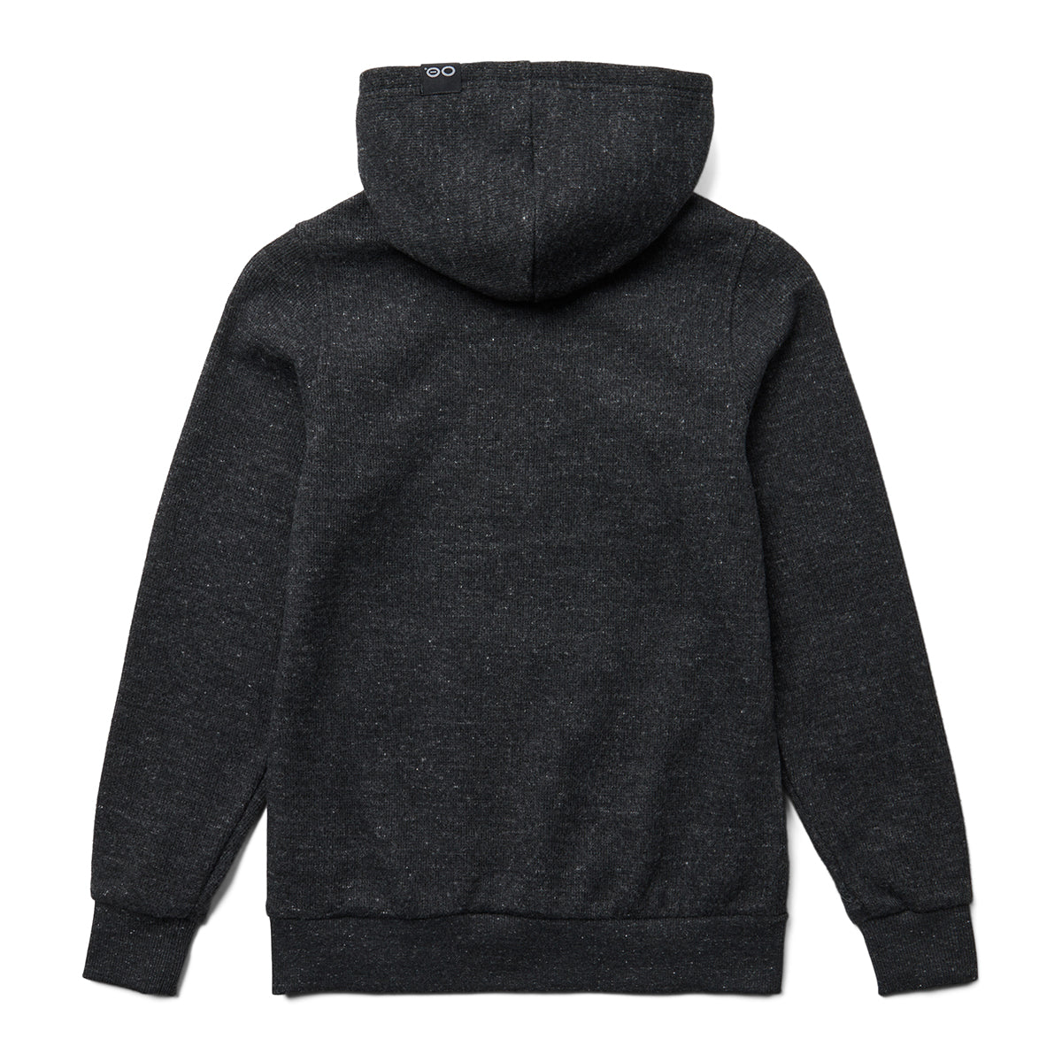 OOfos Women's OOmy Knit Hoodie - Dark Charcoal Gray Heather